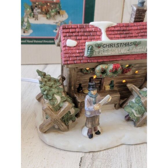 Holiday Gatherings Christmas Trees Wreaths House Village accessory - Picture 8 of 11